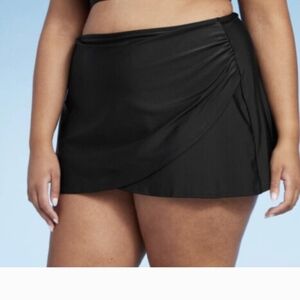 XL (14-16) Swim Skirt Full Coverage Kona Sol Black